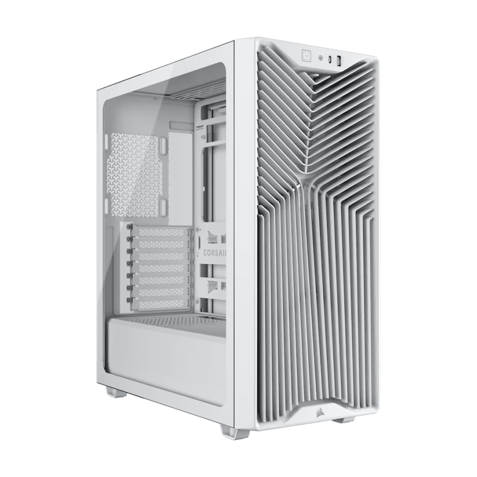 Кутия Corsair 3200D RS Mid-Tower Performance Case - White
