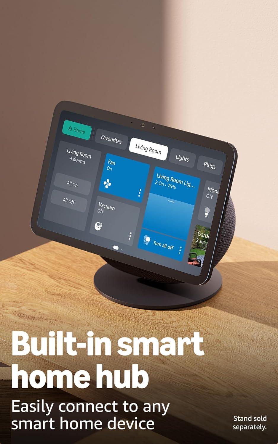 Смарт дисплей Amazon Echo Show 8 (Gen 4), 8'', 3D-audio, бял - Image 3