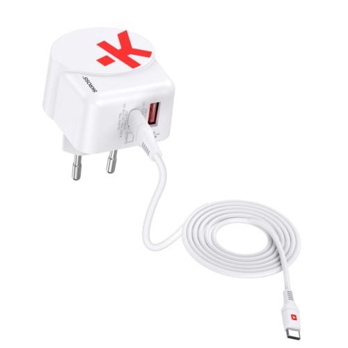 Адаптер-зарядно SKROSS Euro USB Charger AC45PD, USB-A, USB-C - Image 4