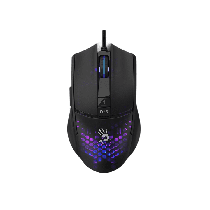 Геймърска мишка A4tech bloody L65 Max, Жична, 12000 cpi, Honeycomb,Черна