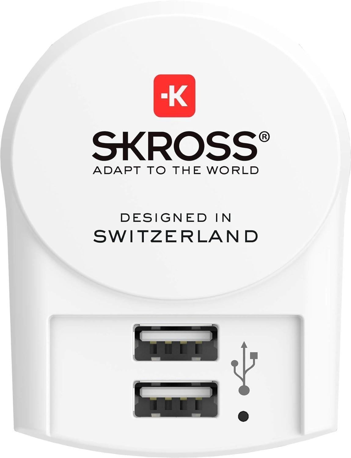 Адаптер-зарядно SKROSS Euro USB Charger 1.302421, 2 x USB-A, 2.4A - Image 2