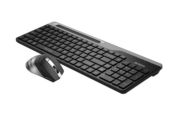 Комплект клавиатура и мишка A4TECH Fstyler FB2535C, Bluetooth & 2.4G, Черен/Сив - Image 4