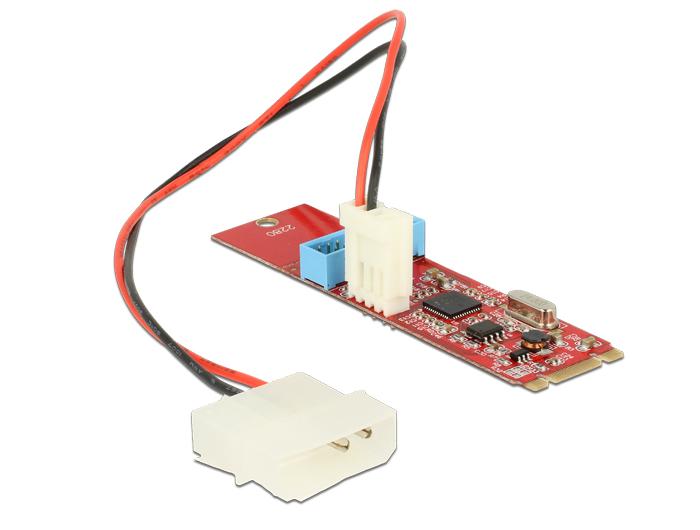 Адаптер Delock, M.2 Key B+M мъжко към 1 x USB 5 Gbps Pin Header - Image 3