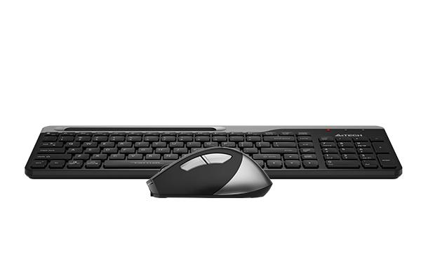 Комплект клавиатура и мишка A4TECH Fstyler FB2535C, Bluetooth & 2.4G, Черен/Сив - Image 3
