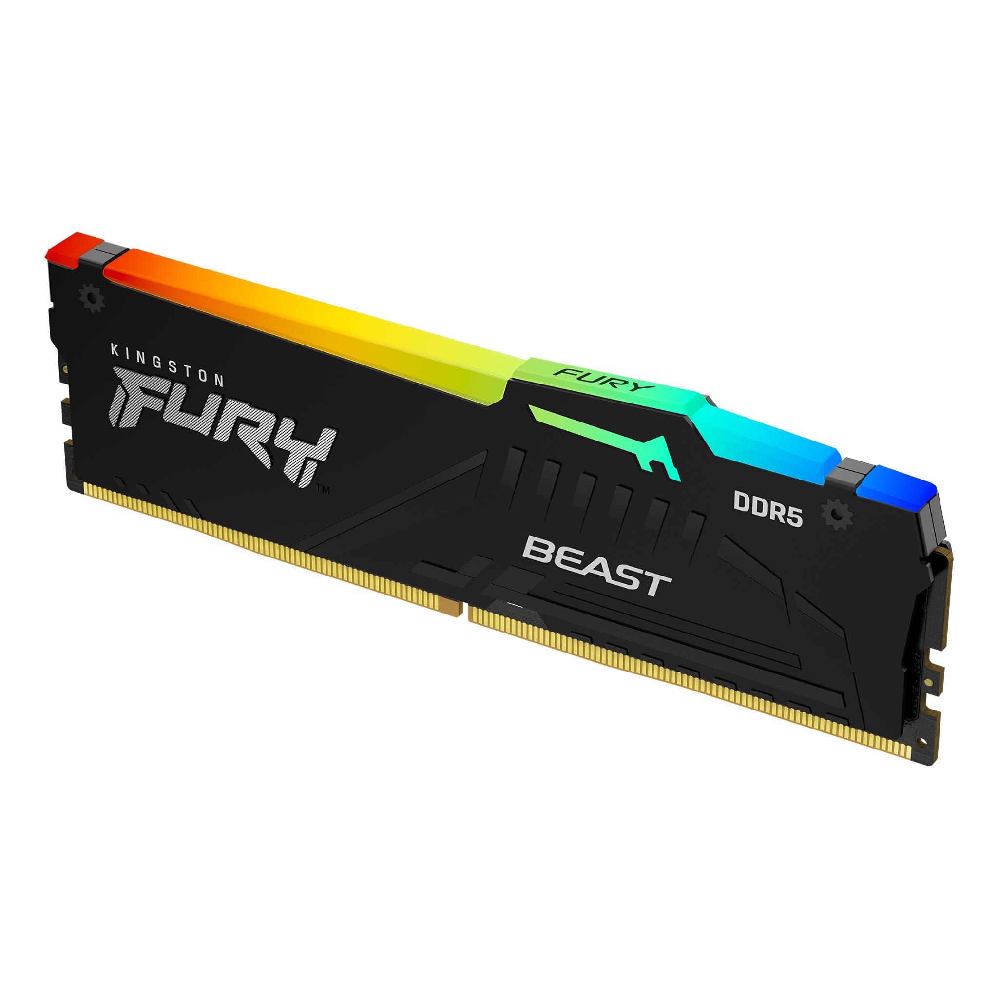 Памет Kingston FURY Beast RGB 32GB DDR5 - KF560C30BBEA-32 - Image 2