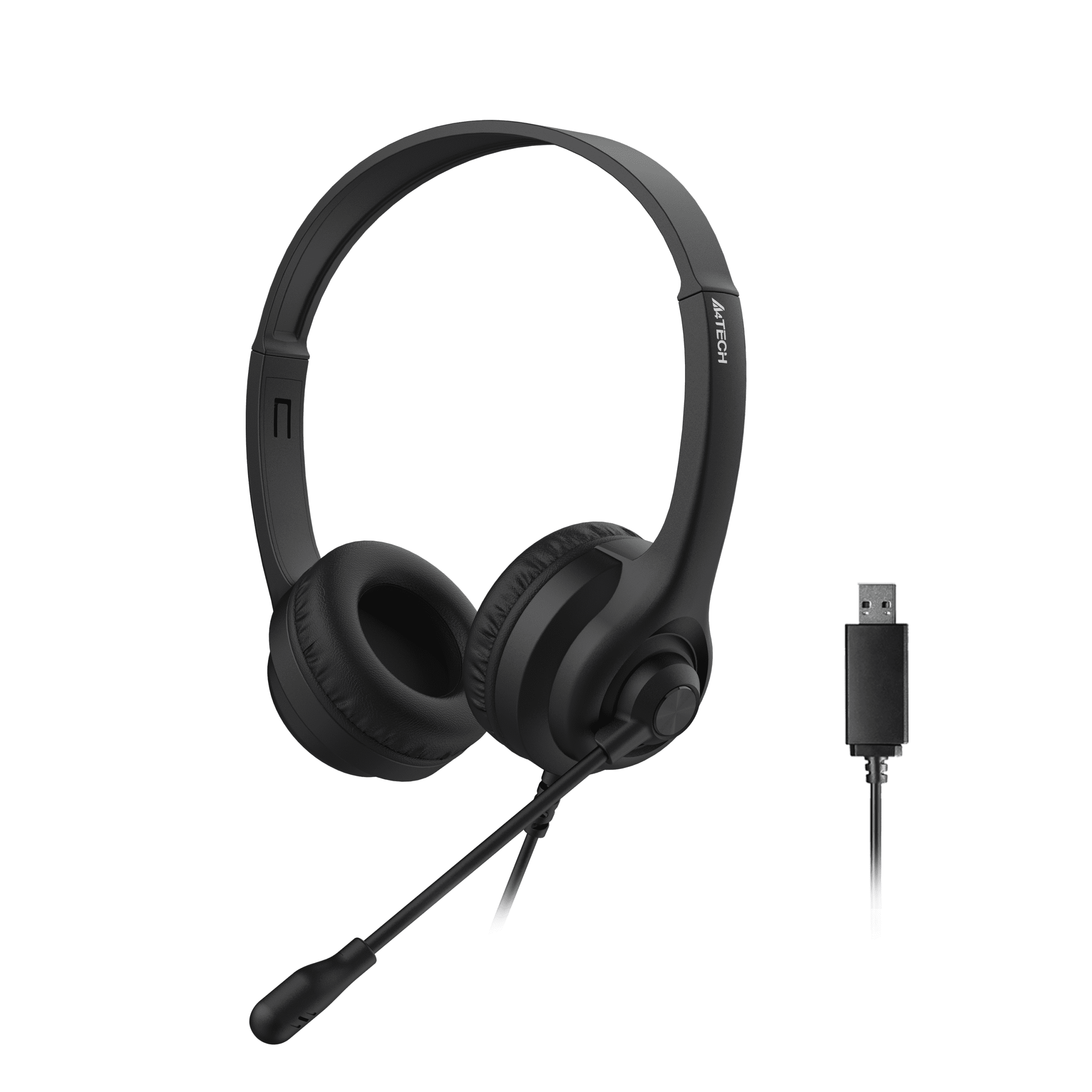 А4tech HU-8 Слушалки с микрофон, USB, въртящ се микрофон