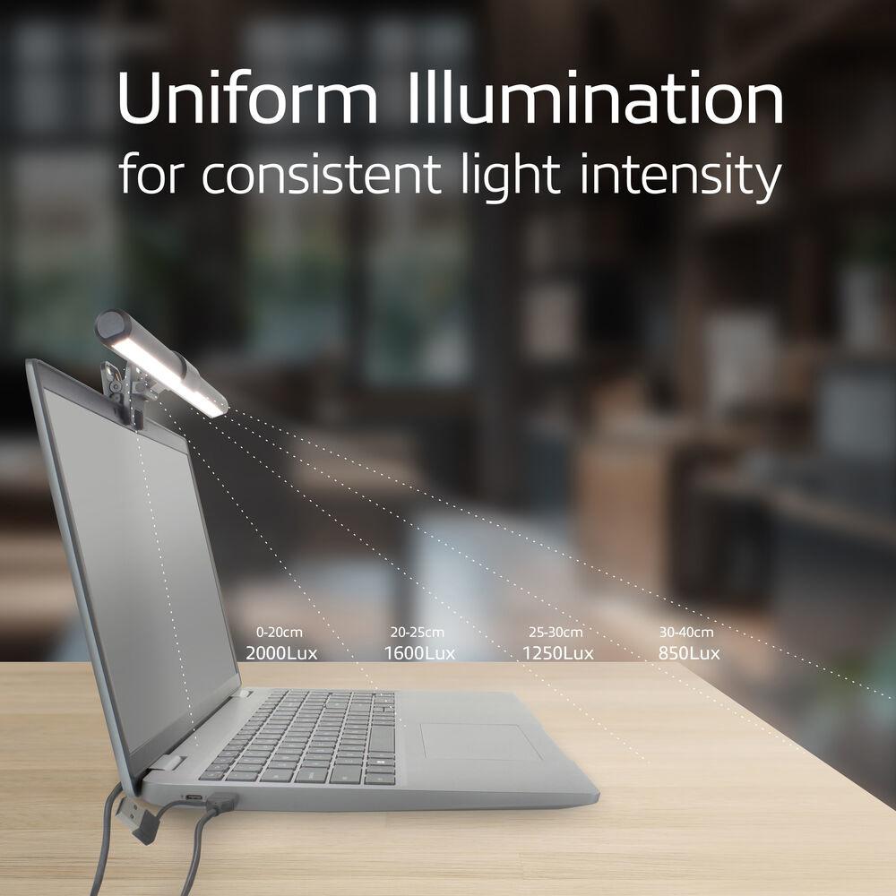 ACT LED лампа за лаптоп с регулируема яркост и щипка, USB захранване - Image 9