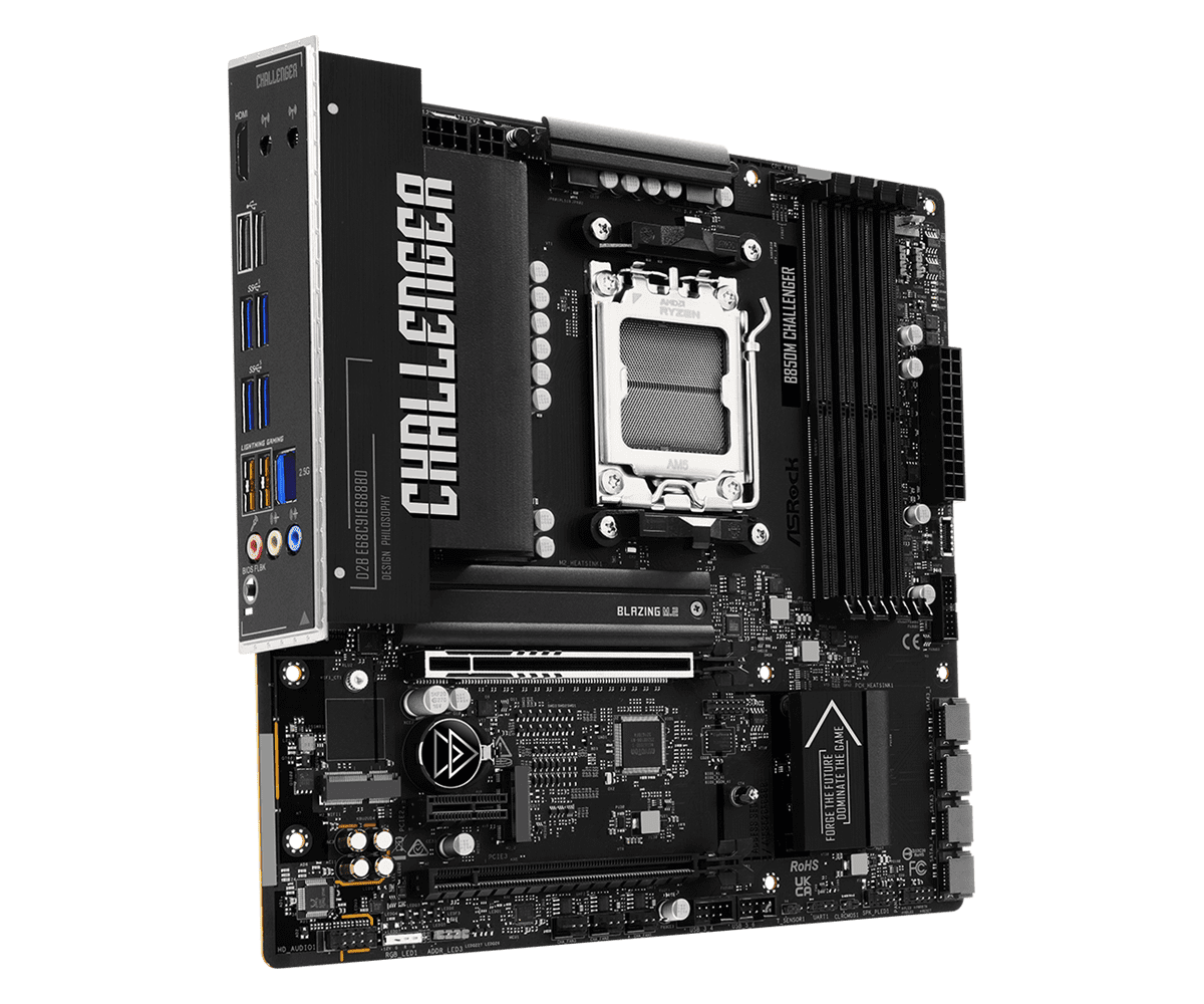 Дънна платка ASRock B850M CHALLENGER socket AM5 - Image 2