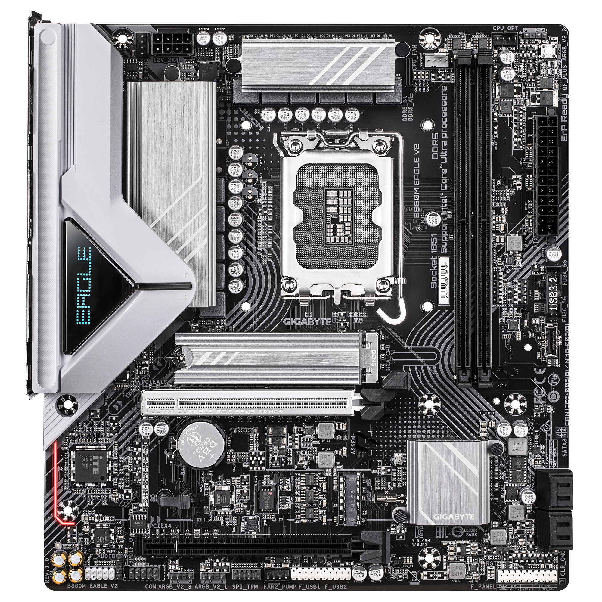 Дънна платка GIGABYTE B860M EAGLE V2, LGA 1851