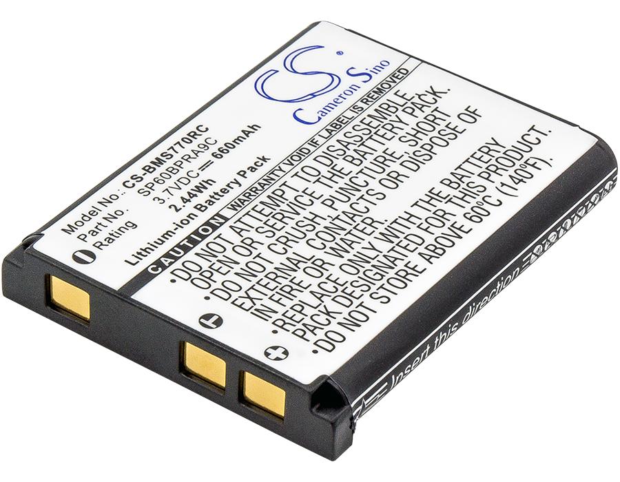 Батерия за телефон Panasonic KX-TCA285, KX-TCA385, KX-UDT121 LiIon 3,7V 660 mAh Cameron Sino - Image 3