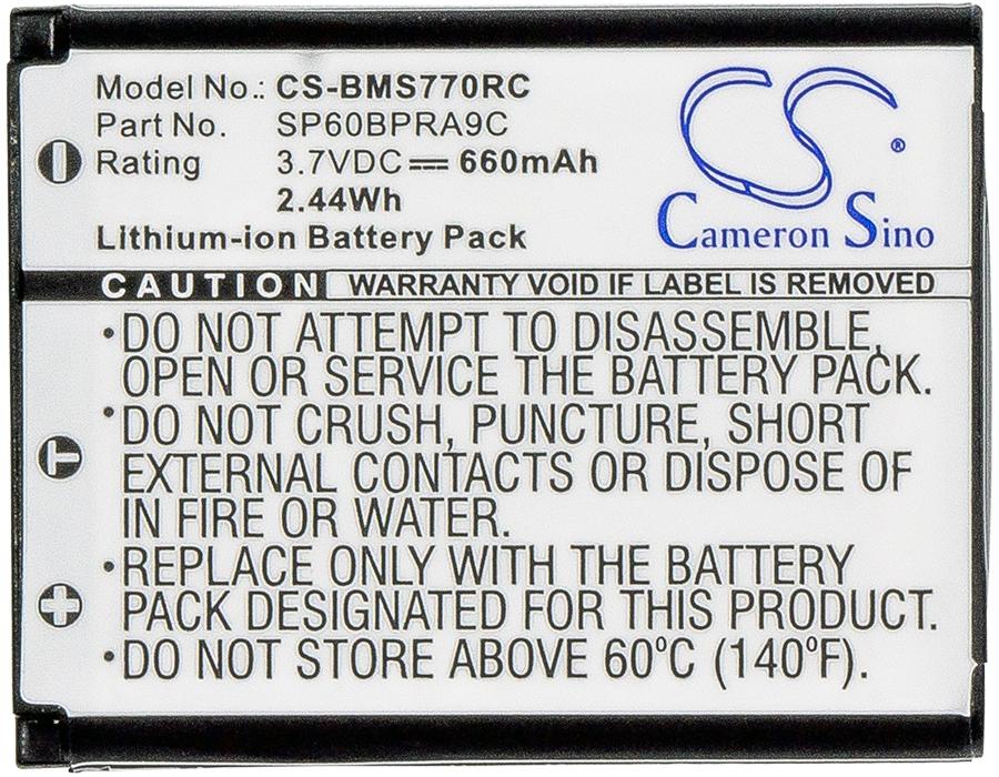 Батерия за телефон Panasonic KX-TCA285, KX-TCA385, KX-UDT121 LiIon 3,7V 660 mAh Cameron Sino