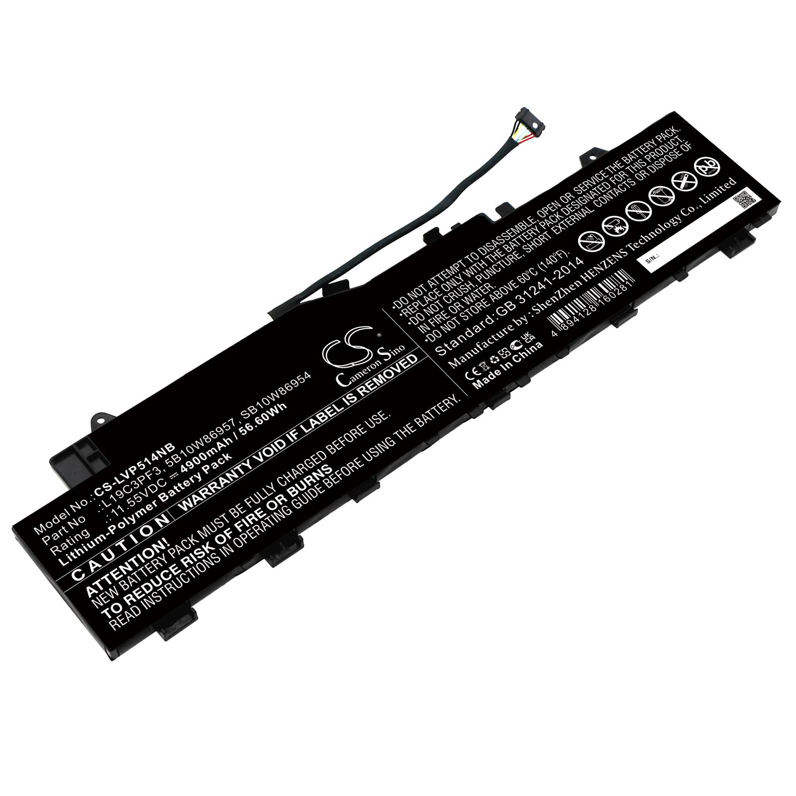 Батерия за лаптоп LENOVO IdeaPad 5 14 L19C3PF3 LiPo 11.55V 4900mAh CAMERON SINO - Image 3