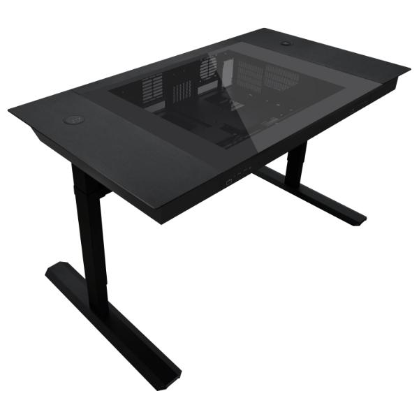 Компютърна кутия в бюро 2 в 1 Lian Li DK07 - Black - Image 2