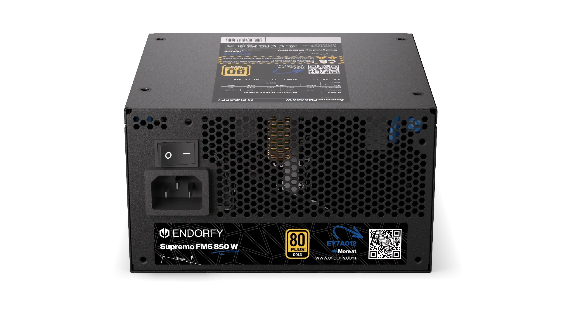 Захранващ блок Endorfy Supremo FM6 850W 80+ Gold, PCIe 5.1 - Fully Modular - Image 9