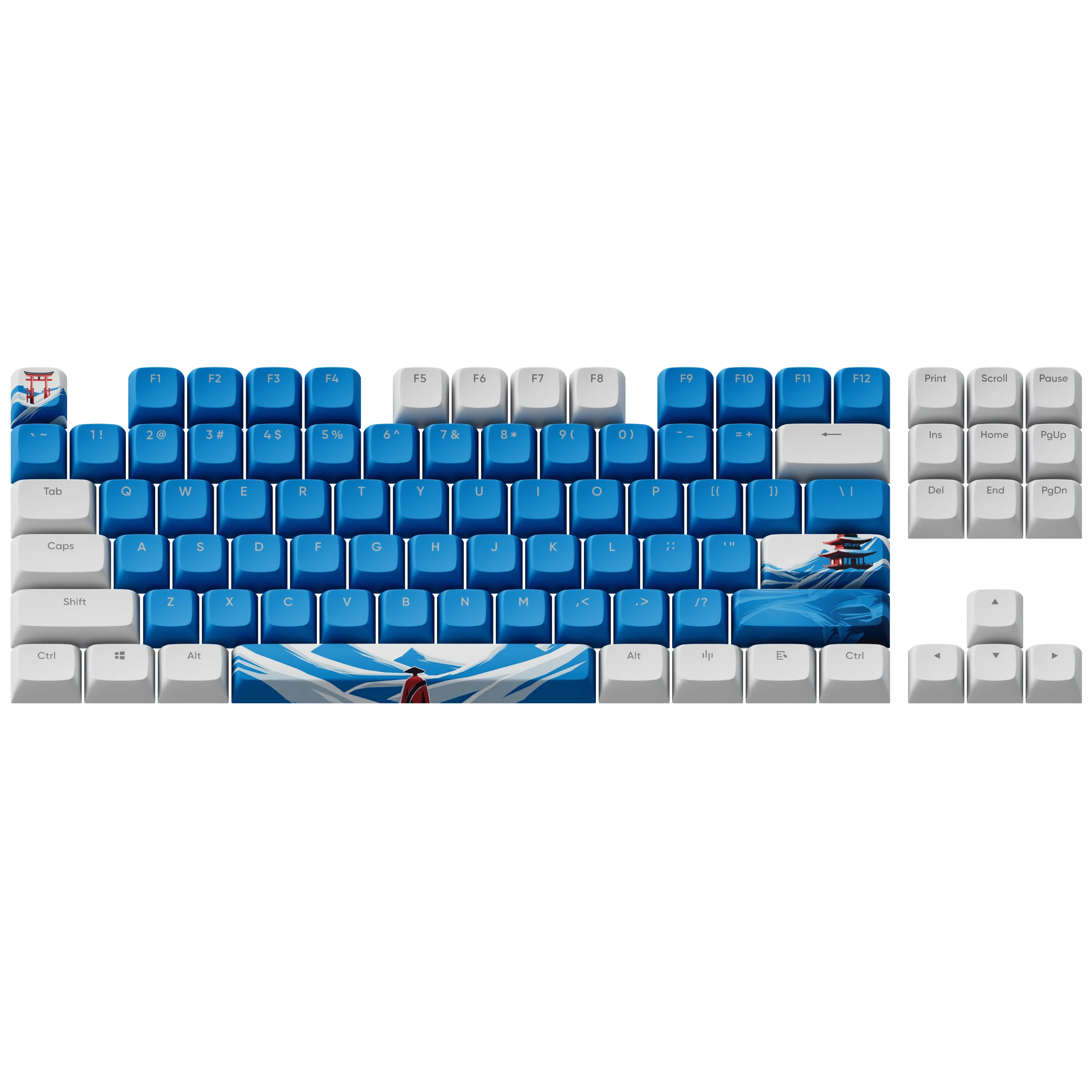 Капачки за механична клавиатура Dark Project - GeekBoy за ANSI & ISO Layout, PBT