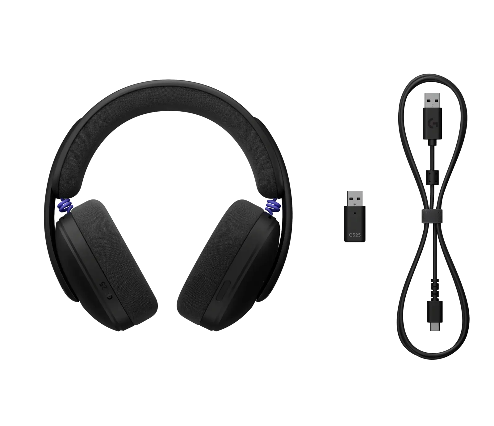 Геймърски слушалки Logitech G325 Ligthspeed Wireless, Микрофон, Черни - Image 5