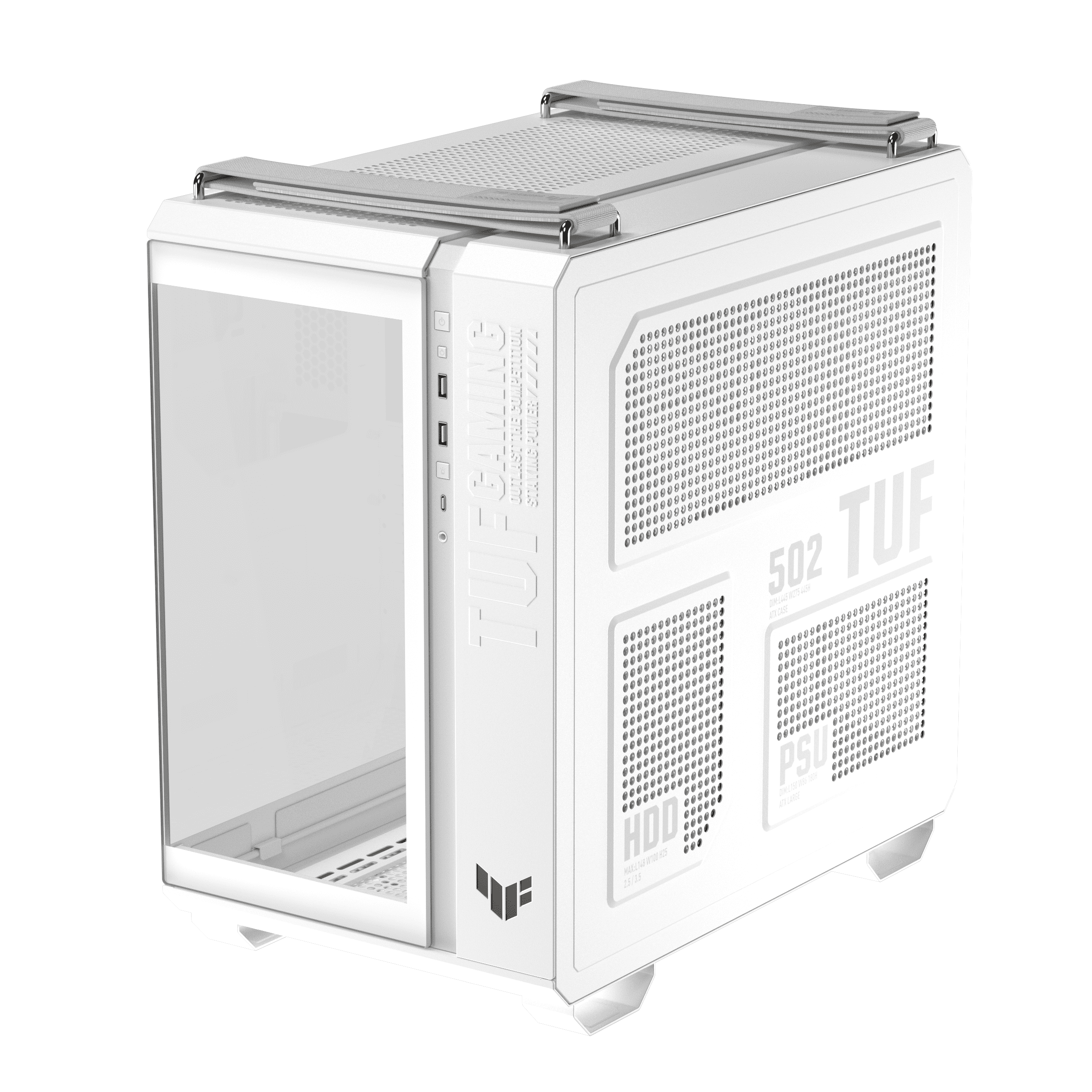 Кутия ASUS TUF Gaming GT502 Horizon ARGB White Edition - Image 10
