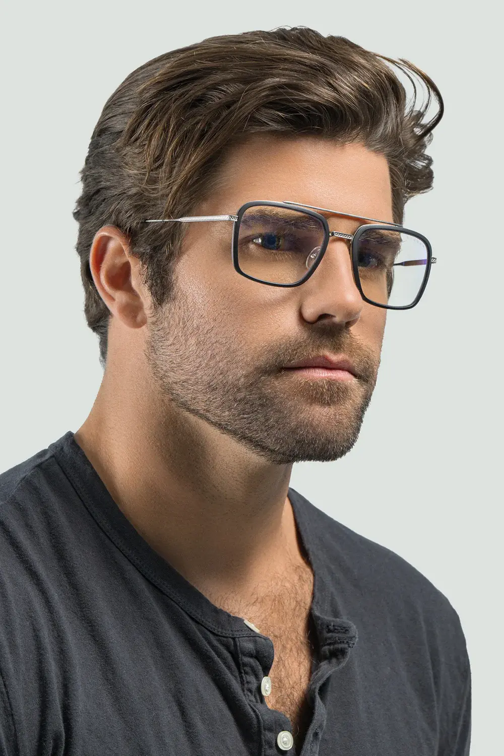 Компютърни очила GUNNAR Baron Silver - Clear - Image 5
