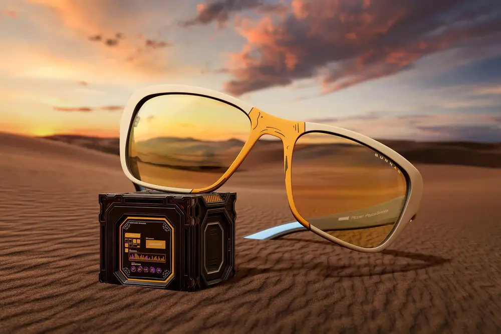 Компютърни очила GUNNAR Borderlands Ripper - Bandit Smoke - Amber - Image 6