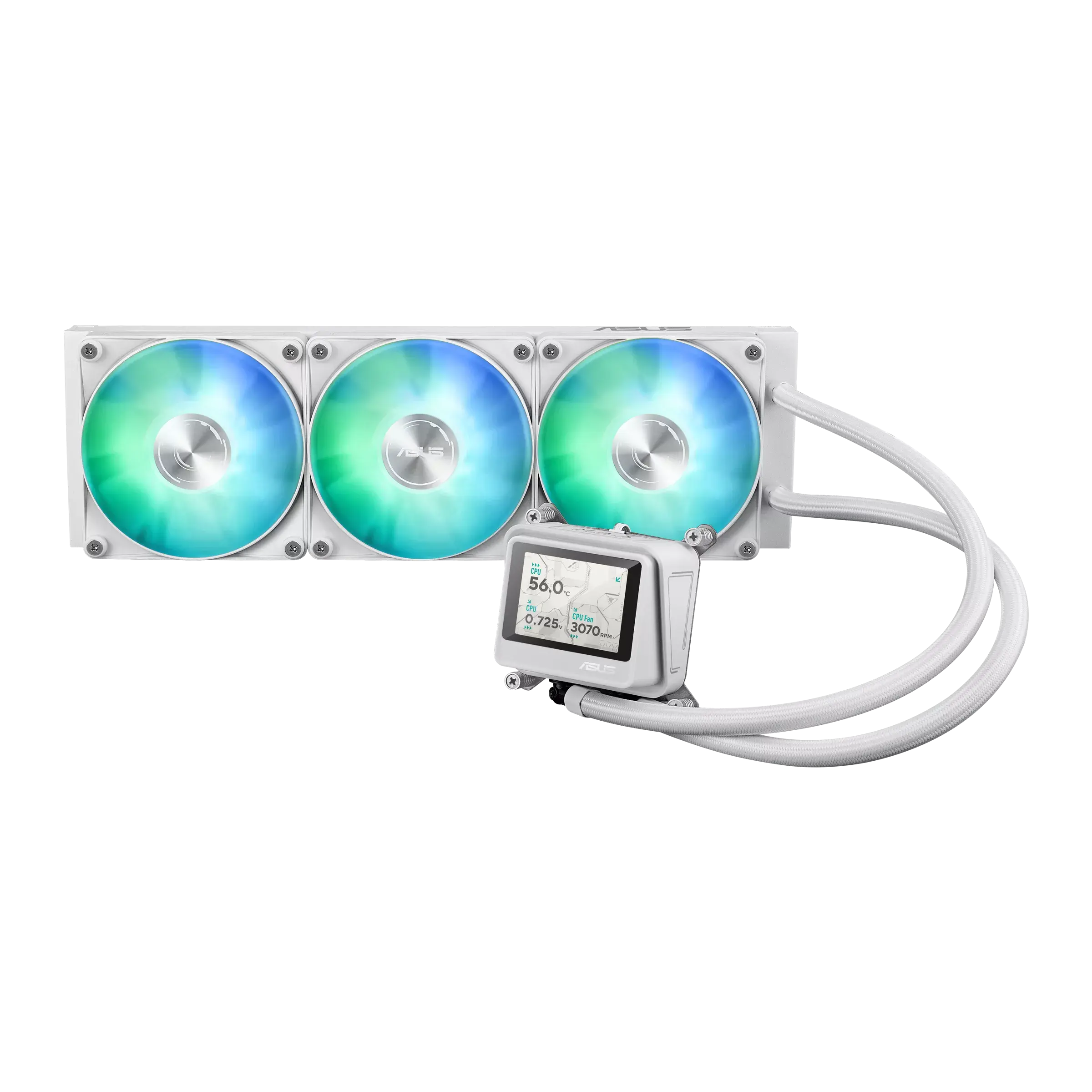 Охладител за процесор ASUS MAX Gaming LC 360 ARGB LCD White Edition