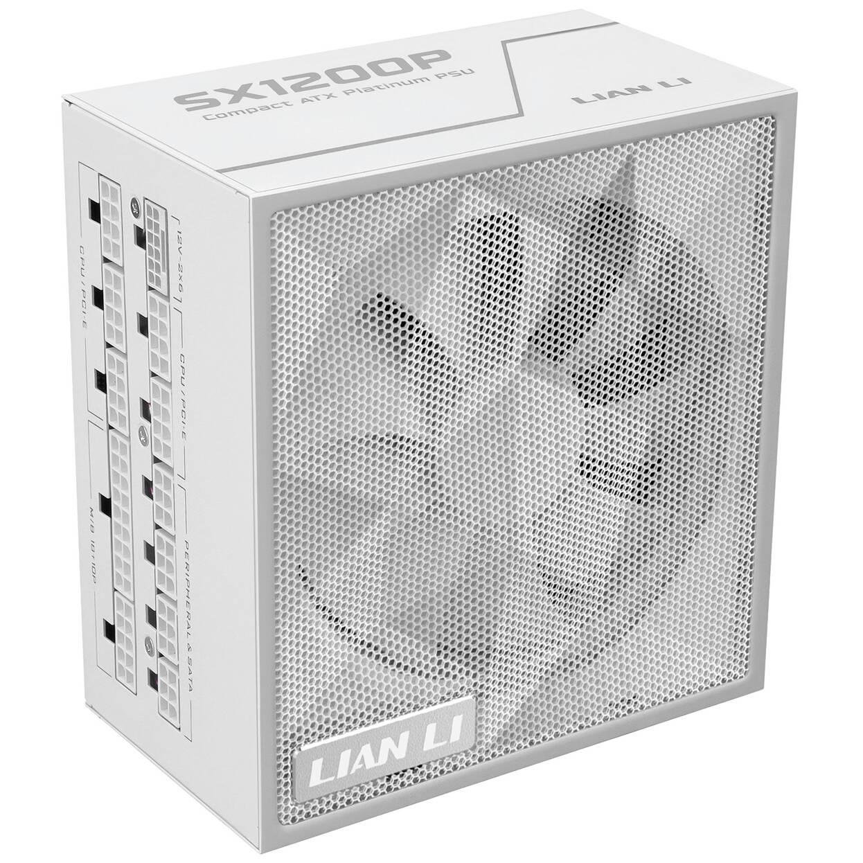 Захранващ блок Lian Li SX1200P White 1200W 80+ Platinum PCIe 5.1, ATX 3.1