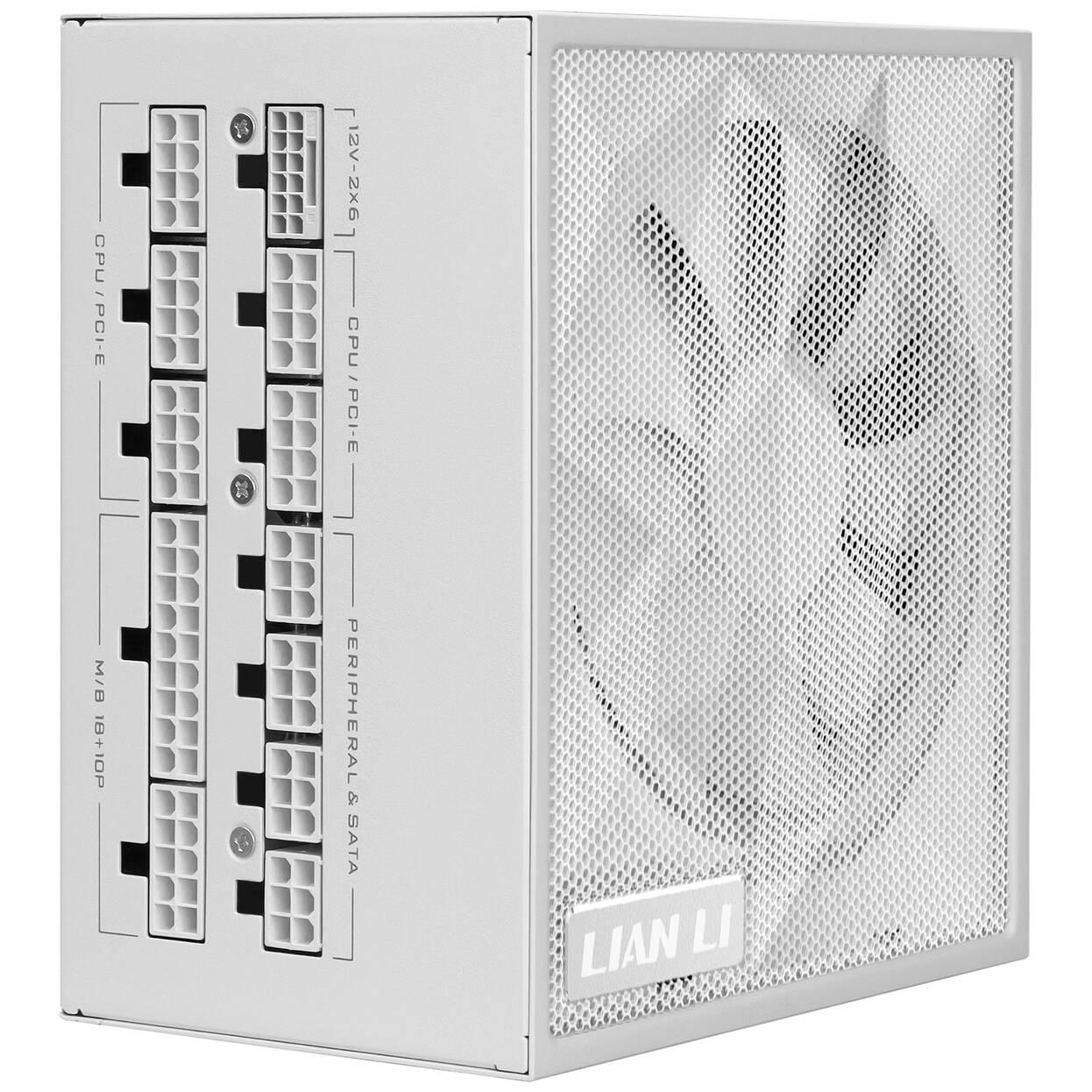 Захранващ блок Lian Li SX1200P White 1200W 80+ Platinum PCIe 5.1, ATX 3.1 - Image 2