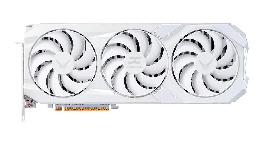 Видео карта PowerColor Radeon RX 9070 XT Red Devil Spectral White 16GB GDDR6