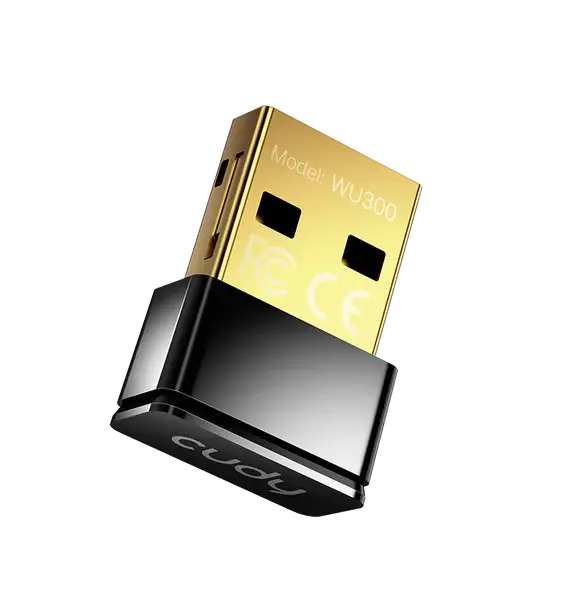 Безжичен нано адаптер Cudy WU300 WiFi 6, 286 Mbps, USB 2.0
