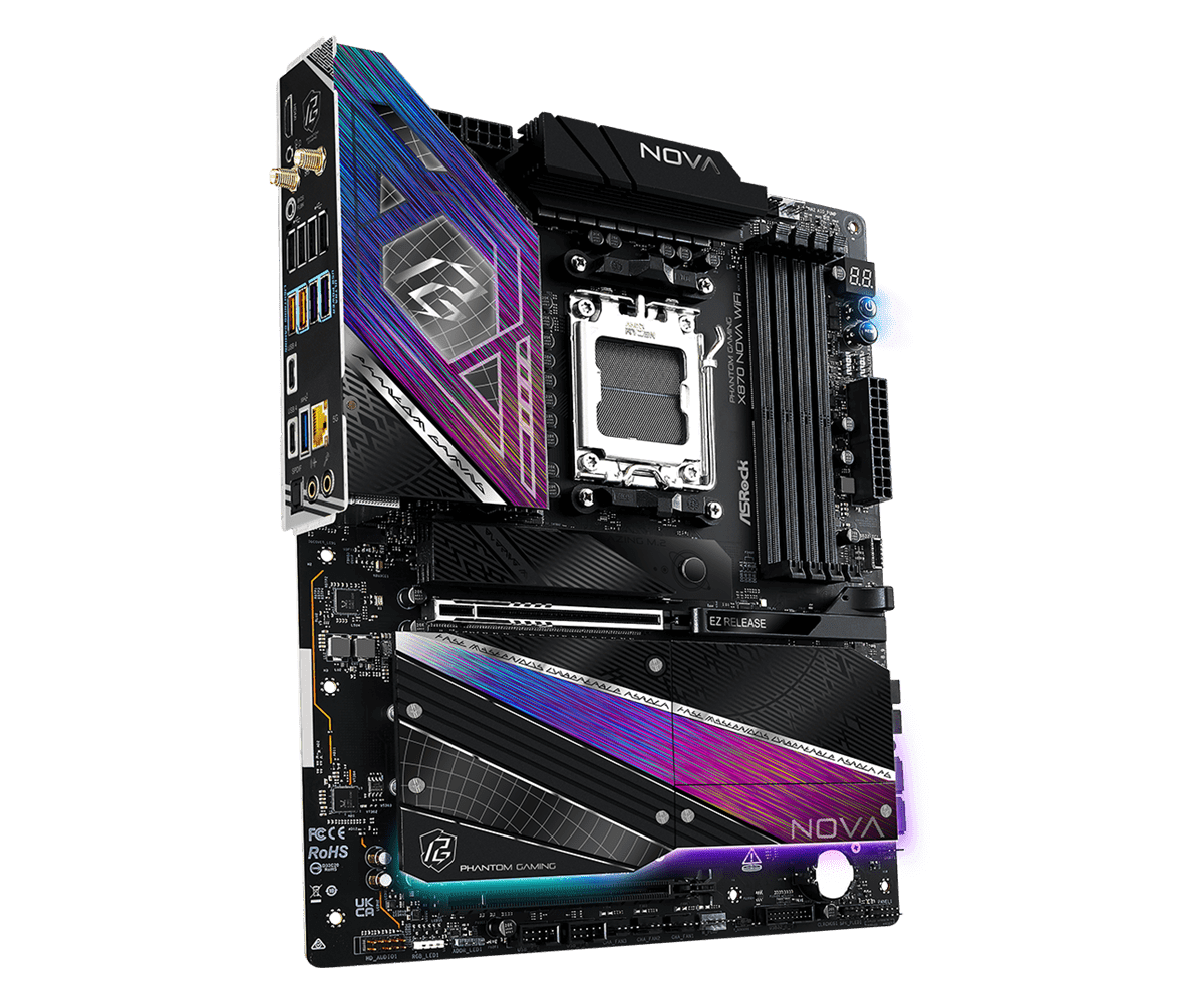Дънна платка ASROCK X870 PG NOVA WIFI, Socket AM5 - Image 2