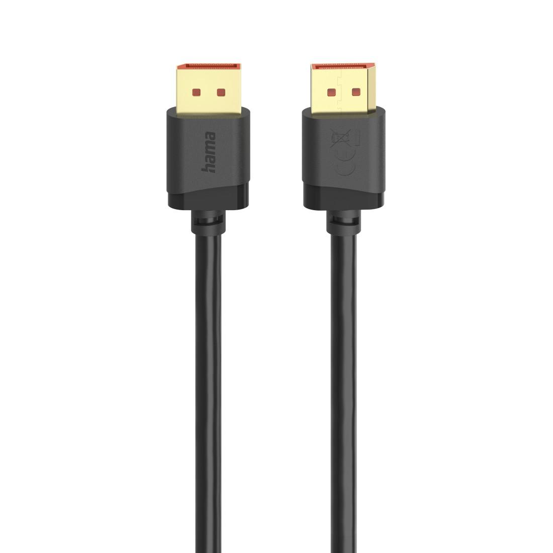 HAMA Кабел DisplayPort, DP 2.1, Ultra-HD 8K, 40 Gbit/s, 2 м - Image 2