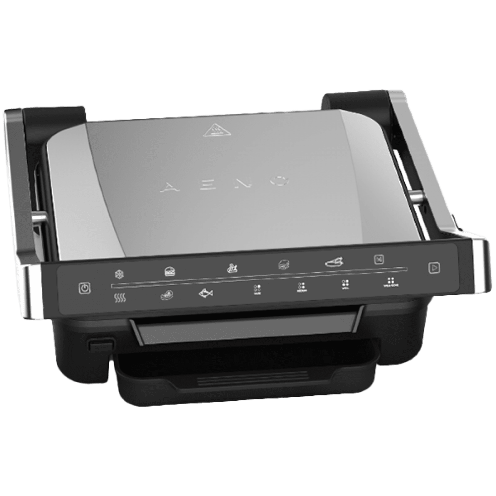 AENO Electric Grill EG3: 2000W, 7 automatic programs +Manual mode, 4 Degrees of Roast, Color indication, Removable plates Plate size 292*230mm