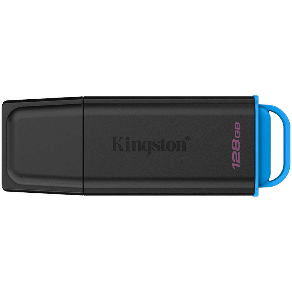 KINGSTON 128GB Portable USB 3.2 Gen 1 DataTraveler Exodia Black/Blue