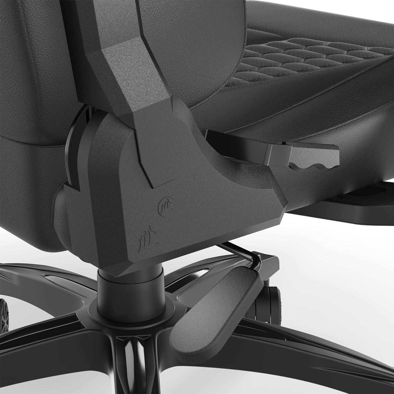 Геймърски стол Corsair TC100 RELAXED - Leatherette Black/Black - Image 7