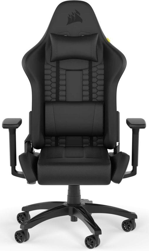 Геймърски стол Corsair TC100 RELAXED - Leatherette Black/Black - Image 2