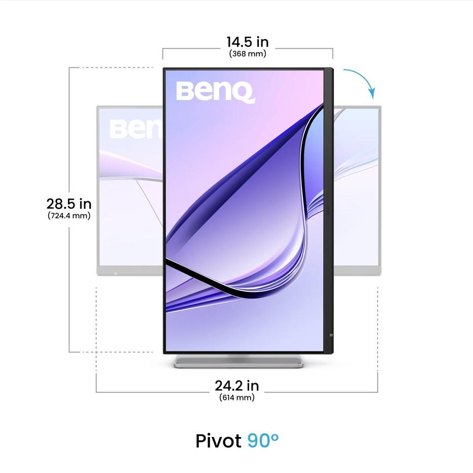 Монитор за MacBook BenQ MA270S, 27” IPS, 5K 5120x2880, 99% sRGB; 99% P3, USB-C, HDMI 2.1, Speaker 3Wx2 - Image 4