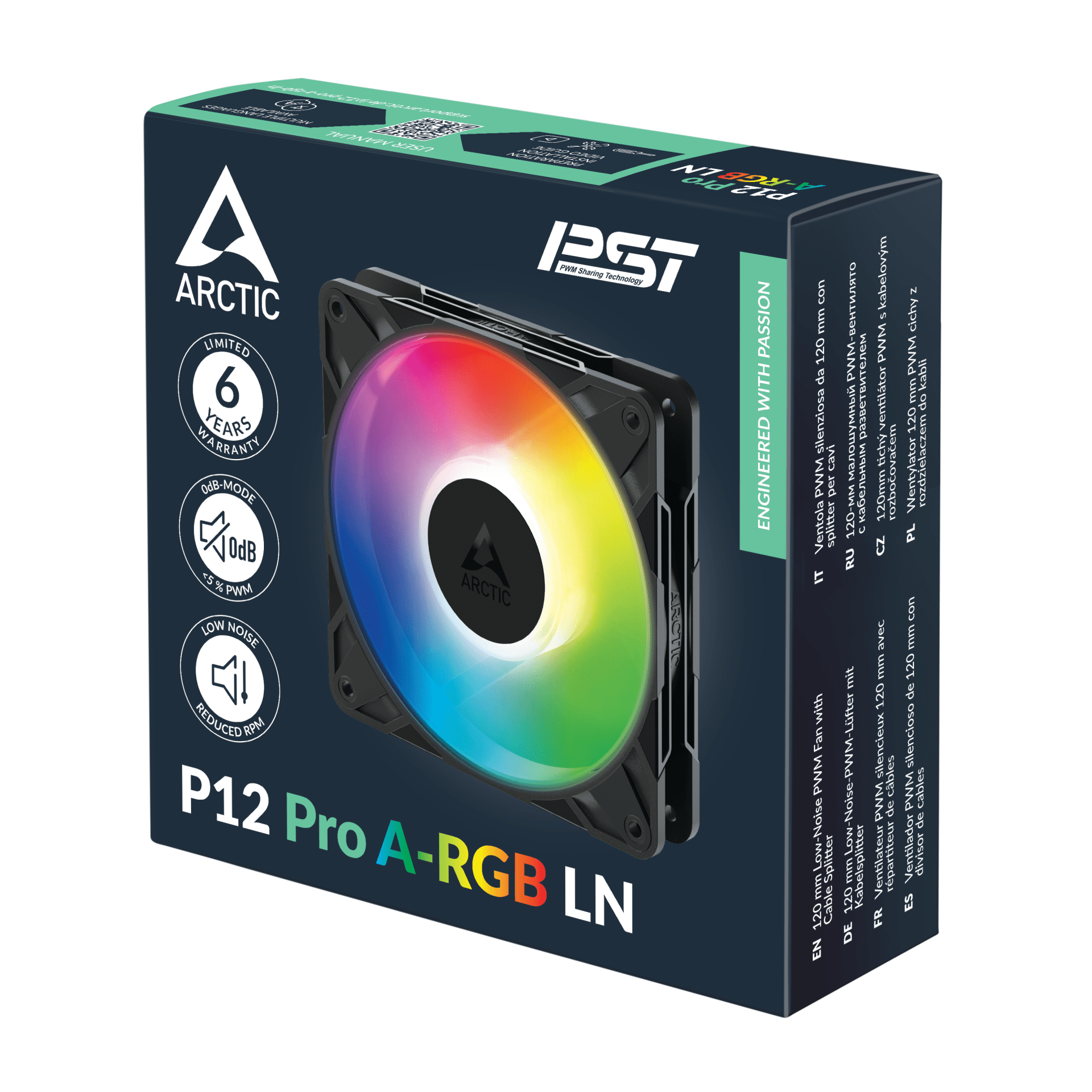 Вентилатор ARCTIC P12 Pro A-RGB LN 120mm PWM - Image 7