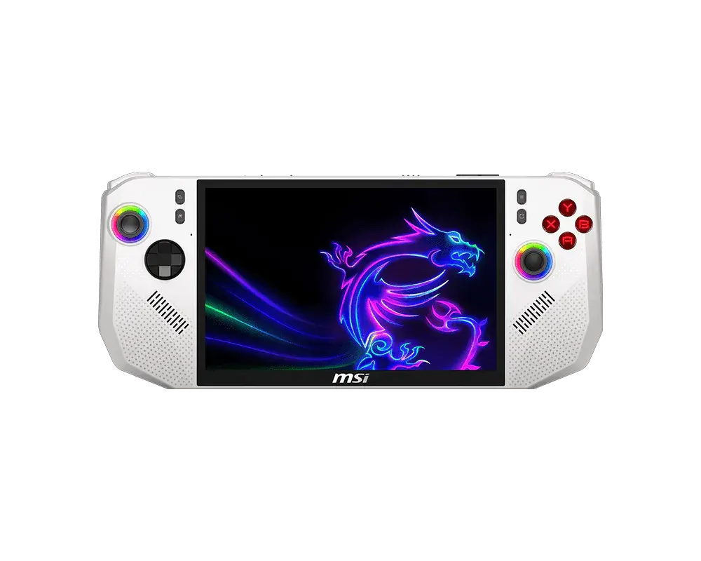 Игрова конзола MSI CLAW A8 BZ2EM-057GR - 8" IPS FHD+(1920x1200) 120Hz VRR, 24GB LPDDR5x, 1TB SSD, Windows 11 Home - Polar Tempest