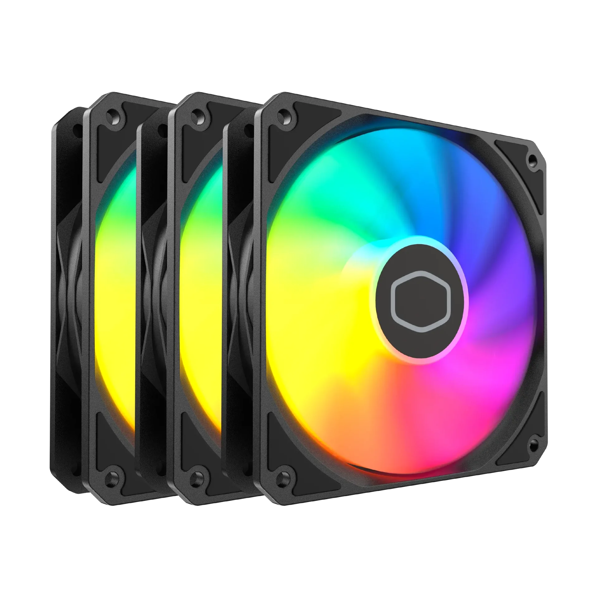 Комплект вентилатори 3-Pack Cooler Master MasterFan MF120 Lite ARGB
