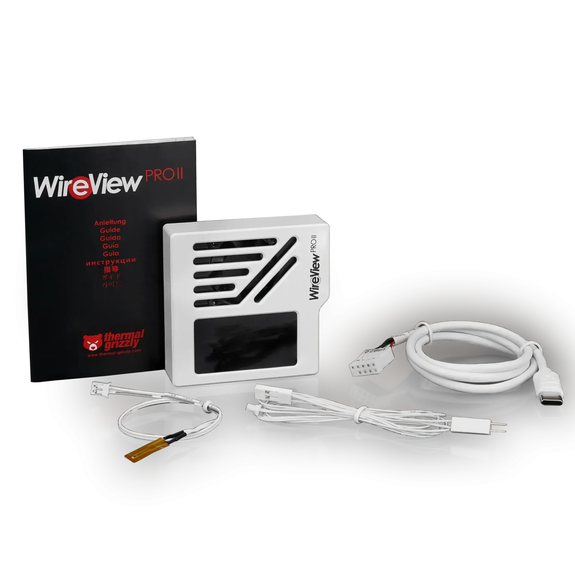 Датчик за видеокарта Thermal Grizzly WireView Pro II GPU 12V-2x6 Reversed - White - Image 5