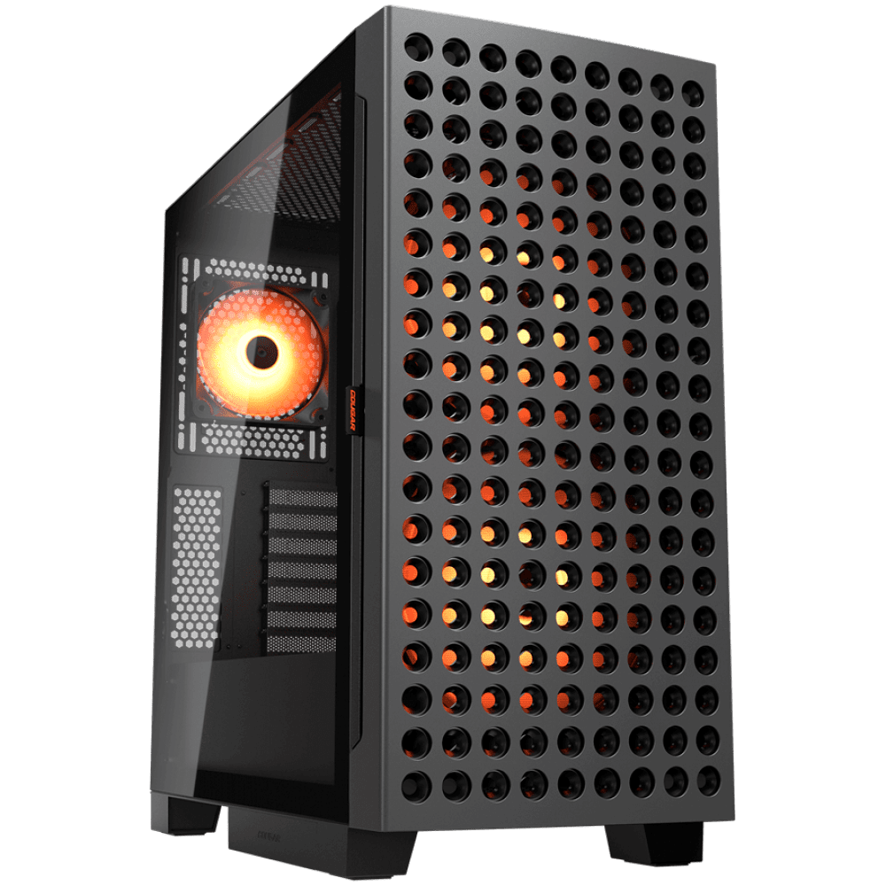 COUGAR AIRFACE ECO RGB PC Case, Mid Tower, Black
