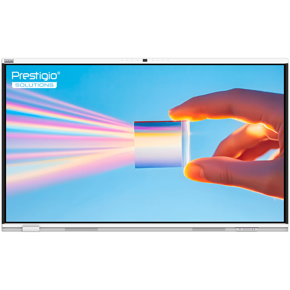 PRESTIGIO SOLUTIONS Multiboard 65'' Prism, Android 14, Google EDLA, AI Camera, 8/128GB, 50TP