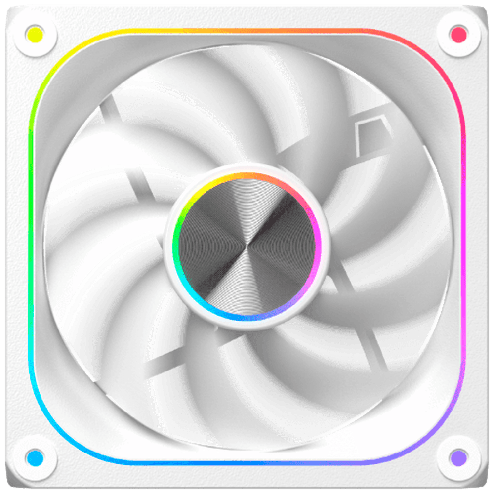 Infinity J22A Arctic EN49835 (WH, 3PCS J22A PWM Fans, ARGB & PWM Remote Control Box, A Logo Color Box)