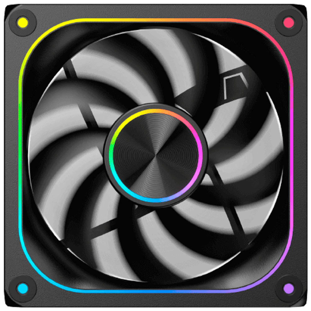 Infinity J22A EN49811 (BK, 3PCS J22A PWM Fans, ARGB & PWM Remote Control Box, A Logo Color Box)
