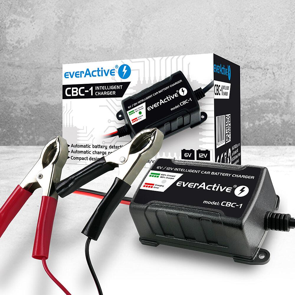 Зарядно процесорно устройство за акумулатор 6V/12V everActive CBC-1 v2 до 1А за автомобили и мотоциклети - Image 5