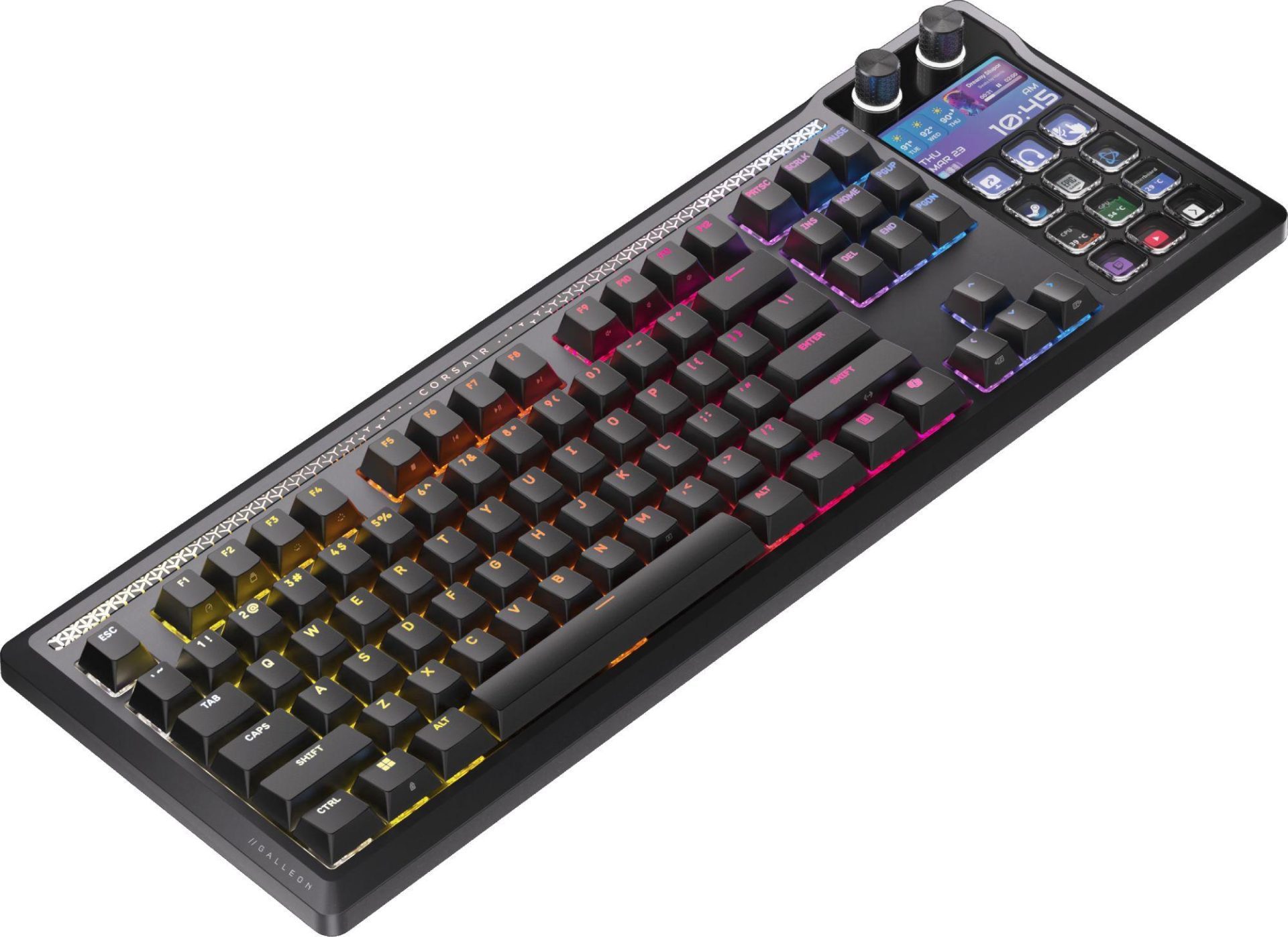 Геймърска механична клавиатура CORSAIR GALLEON 100 SD CRS MLX Pulse Switch - Black - Image 4