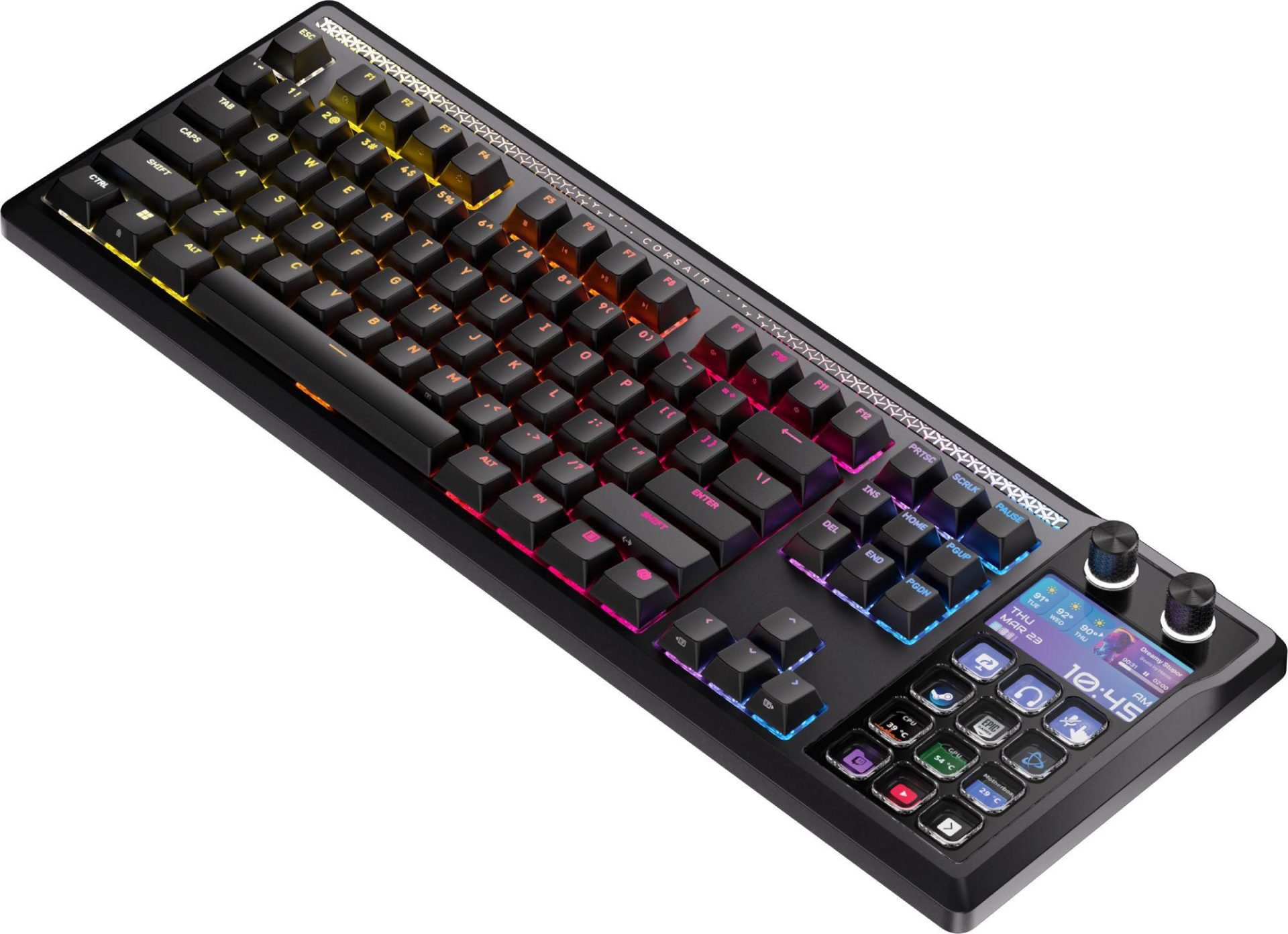 Геймърска механична клавиатура CORSAIR GALLEON 100 SD CRS MLX Pulse Switch - Black - Image 5