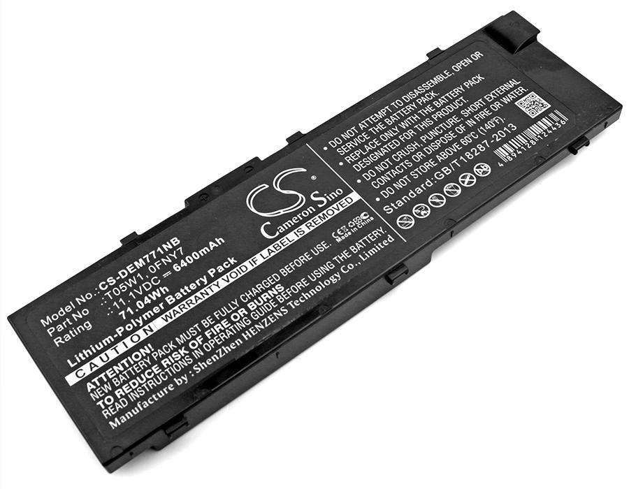 Батерия за лаптоп DELL Precision 15 7000, Precision 7510, 7520 0FNY7 LiIon 11.1V 6400mAh CAMERON SINO - Image 2