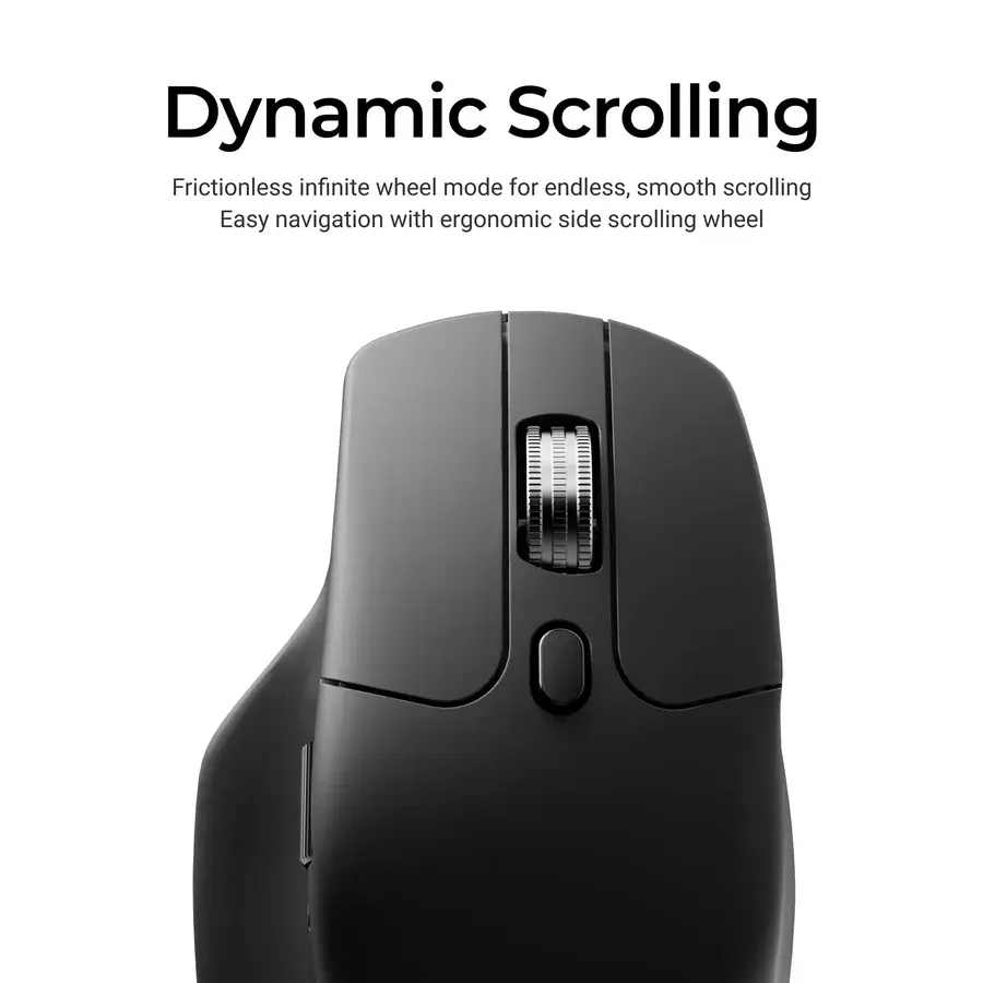 Безжична мишка Keychron M6S-A23 8000Hz - Black - Image 3