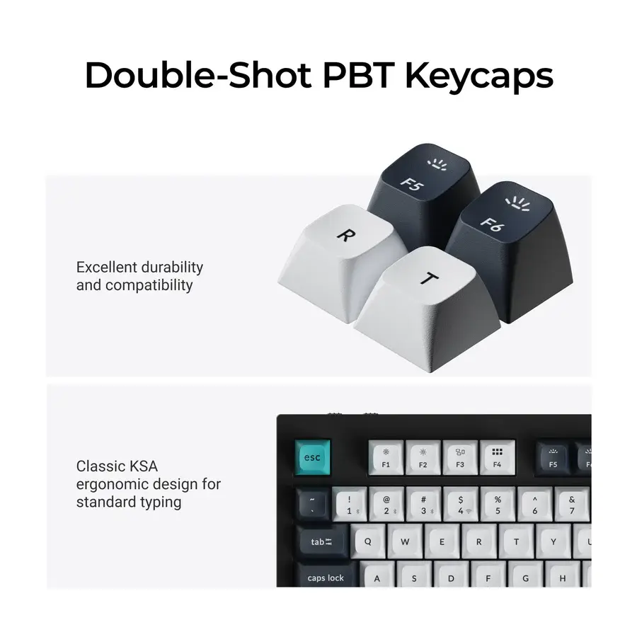 Механична клавиатура Keychron Q5 Max QMK Carbon Black - Gateron Jupiter Brown - Image 5