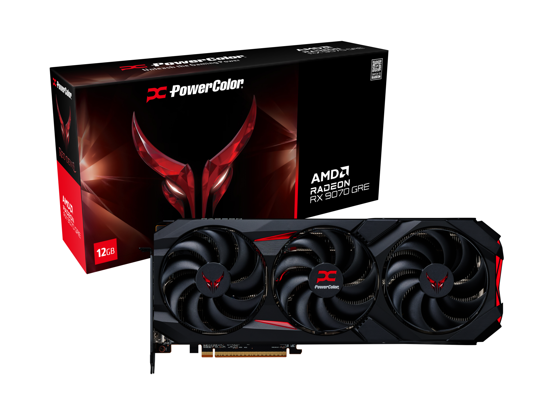 Видео карта PowerColor Radeon RX 9070 GRE Red Devil 12GB GDDR6 - Image 9